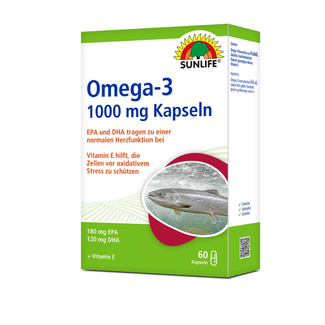 SUNLIFE Omega-3 1000 mg, 60 tobolek