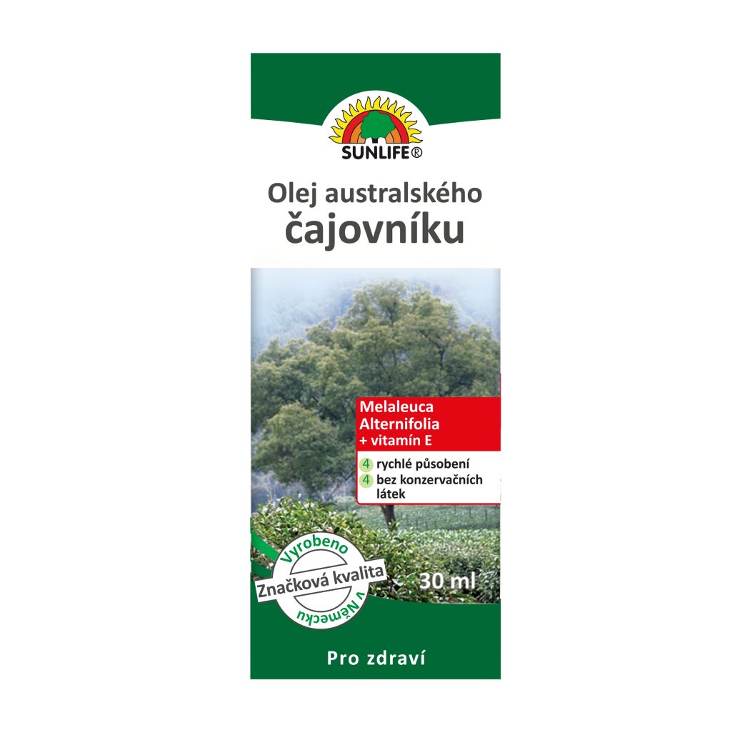 SUNLIFE AUSTRALSK&#221; ČAJOVN&#205;K - TEA TREE OIL 30ml