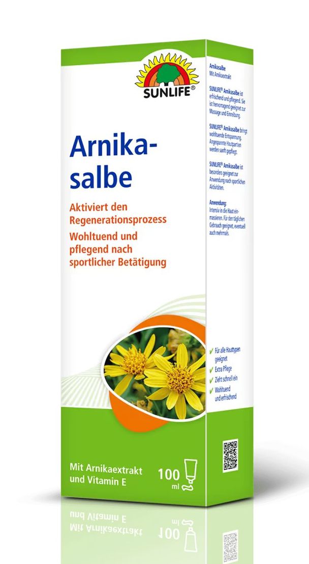 SUNLIFE Arniková mast s vit. E, 100 ml