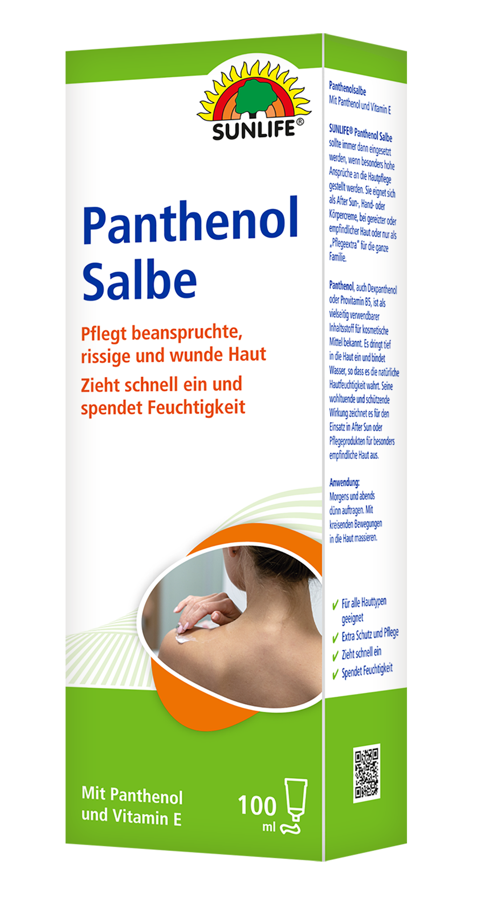 SUNLIFE Panthenol mast s vit. E, 100 ml 