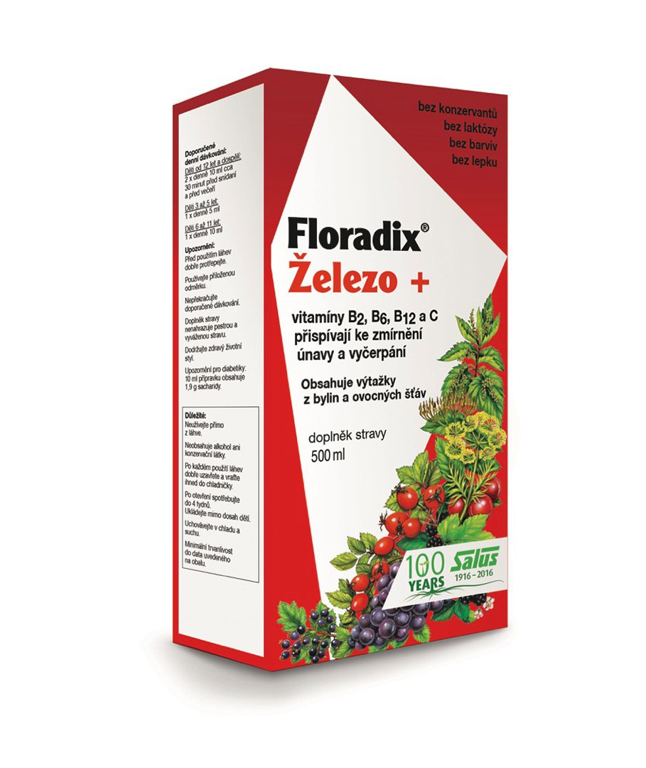 SALUS Floradix Železo+ 500 ml