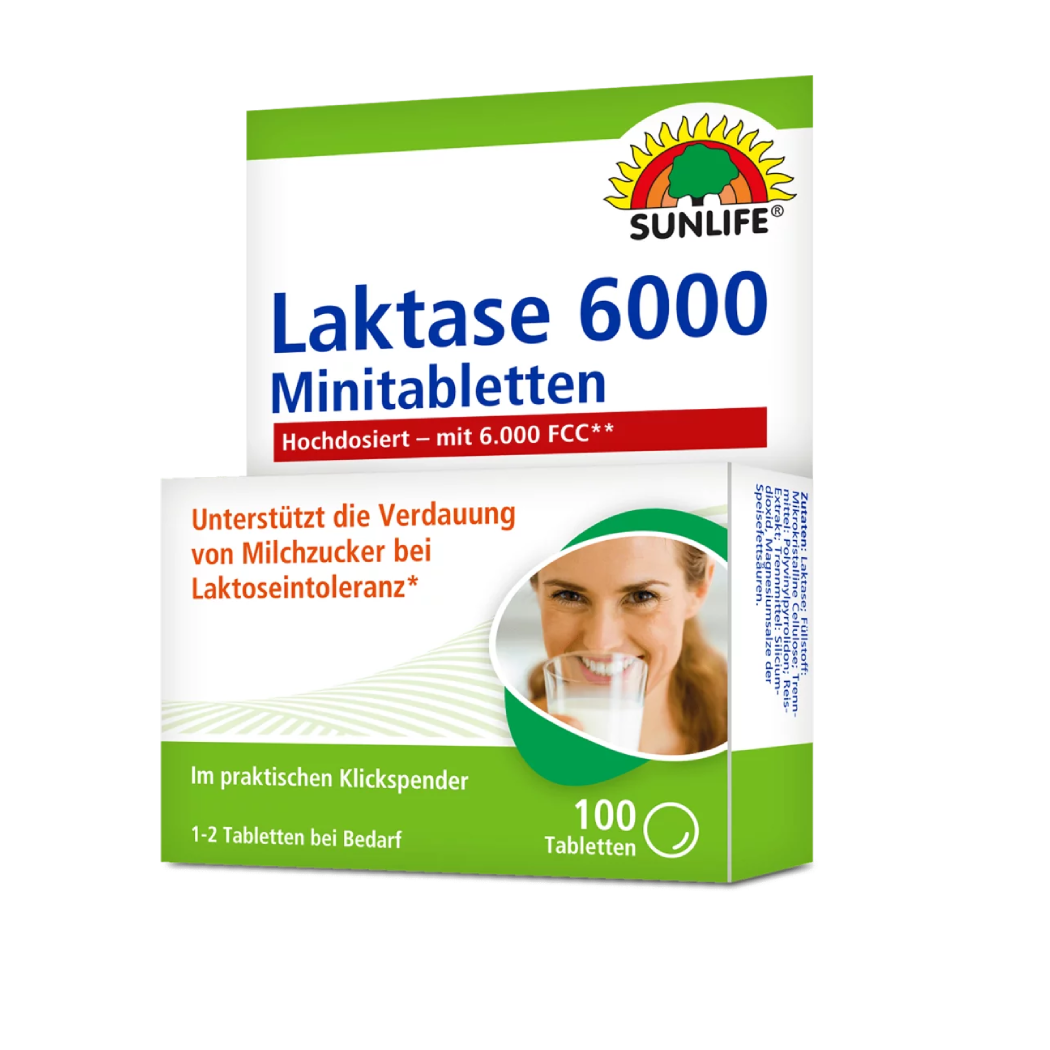 SUNLIFE Lakt&#225;za 6000 minitablety. 100 tablet