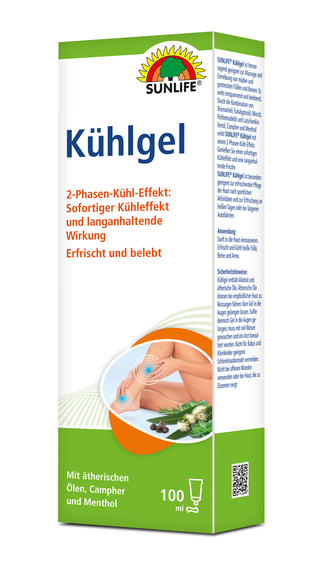 SUNLIFE Chladivý gel, 100 ml 