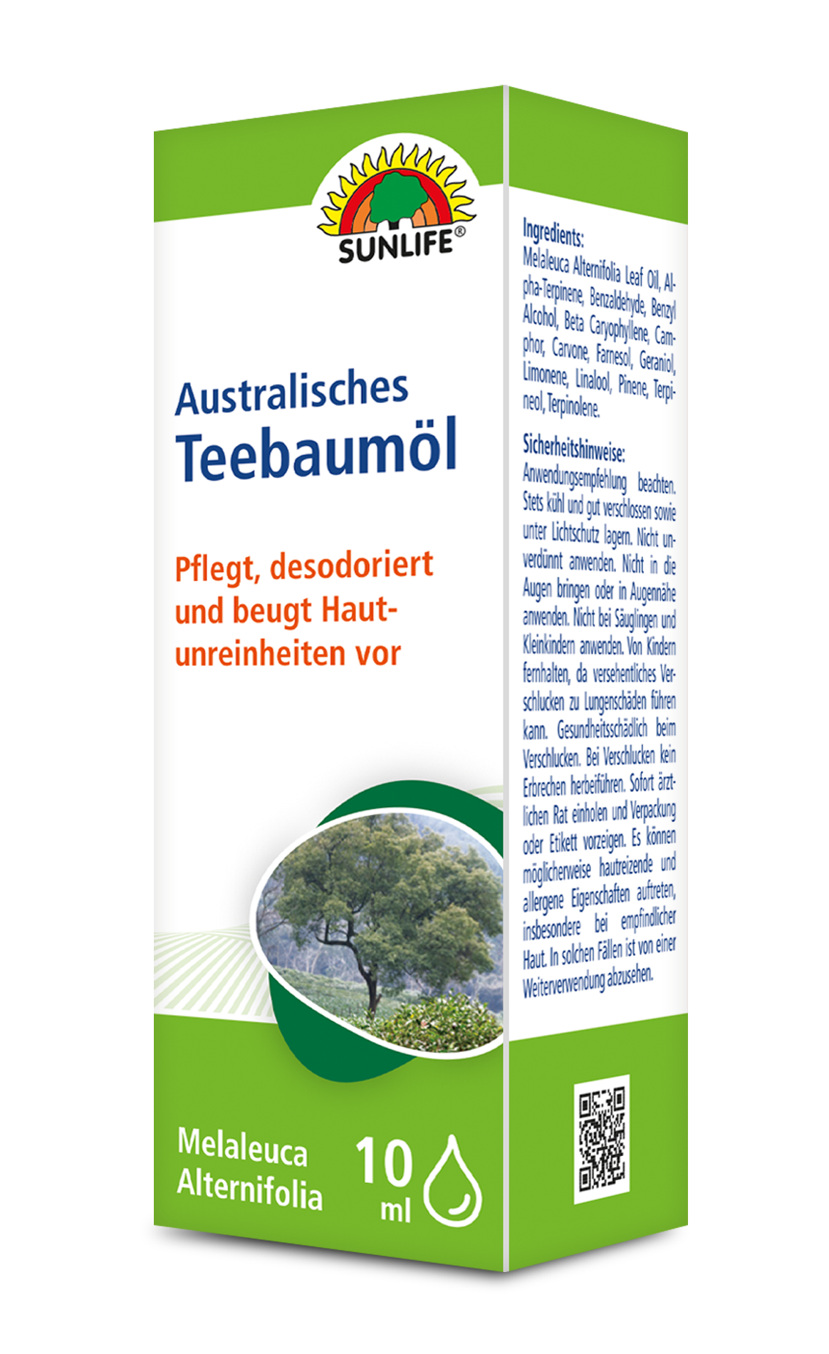 Sunlife Australský olej z čajovníku 10 ml 