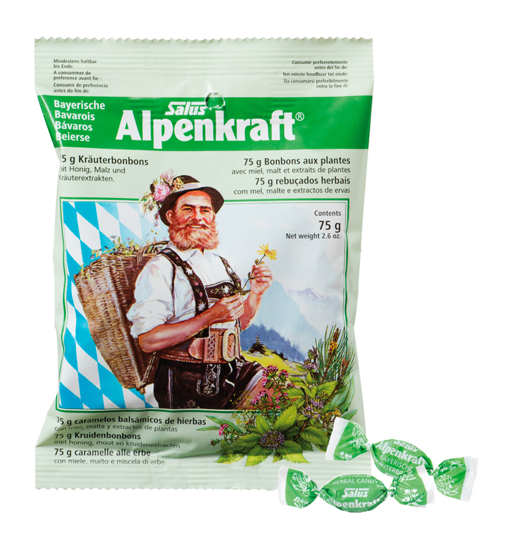 SALUS Alpenkraft - Bylinn&#233; bonbony 75 g