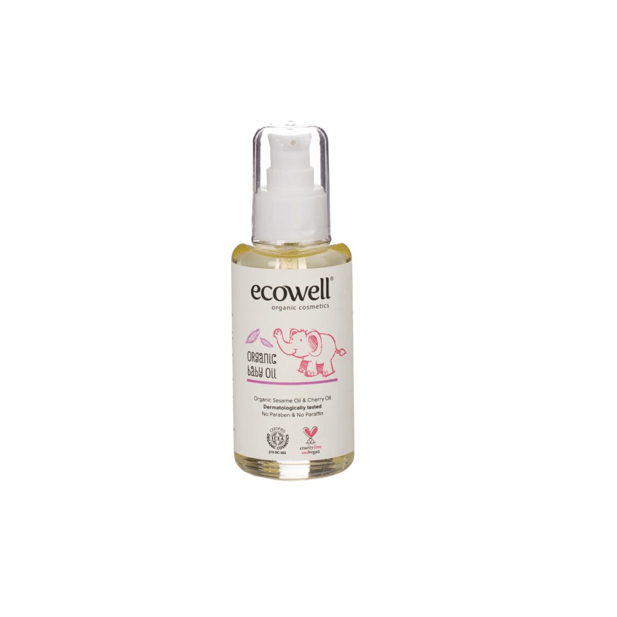 ECOWELL BIO pečuj&#237;c&#237; olej pro miminka 100 ml