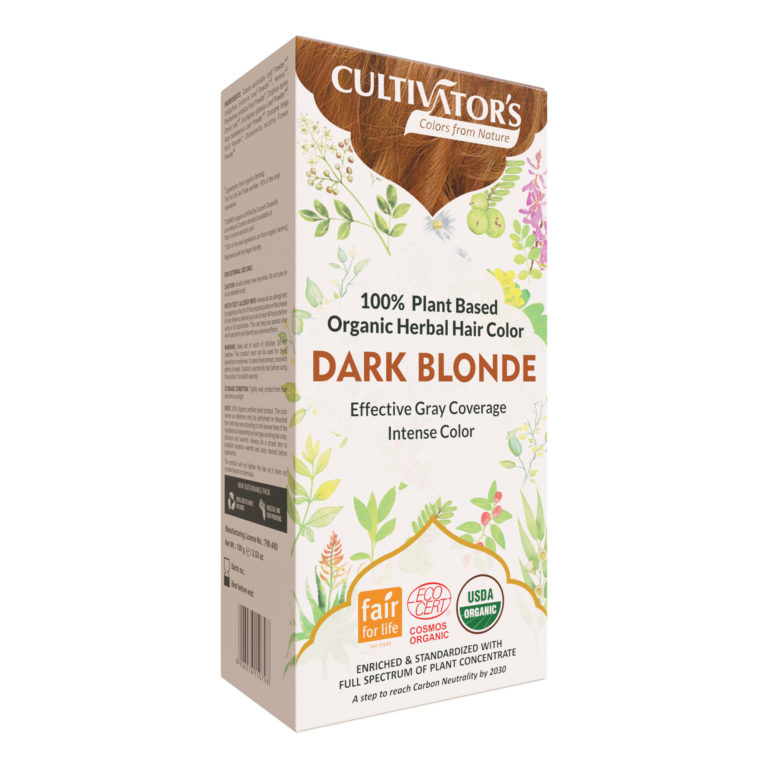 CULTIVATOR 100% př&#237;rodn&#237; Barva na vlasy 4 - Tmav&#225; Blond