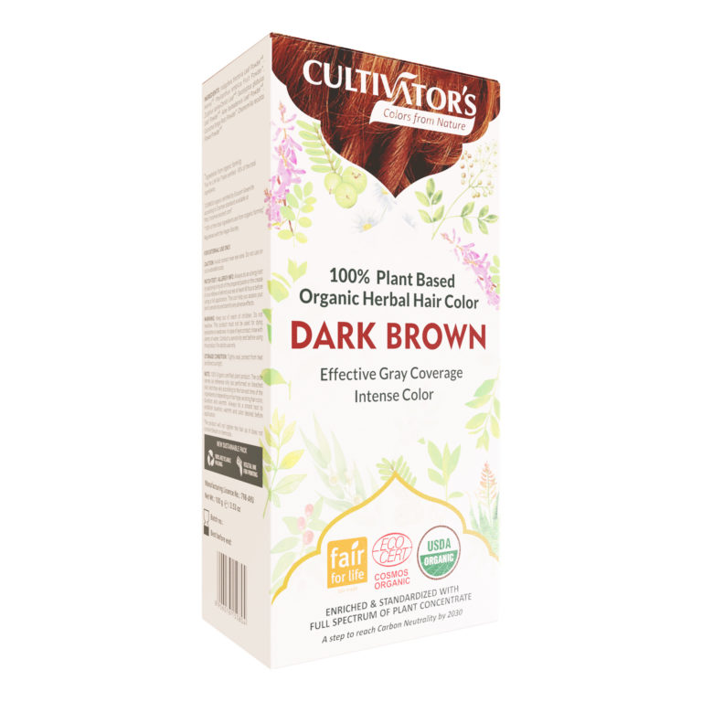 CULTIVATOR 100% přírodní Barva na vlasy 8 - Tmavě hnědá