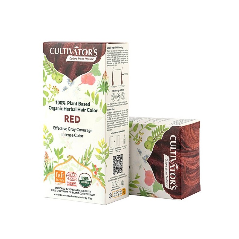 CULTIVATOR 100% přírodní Barva na vlasy 13 - Červená