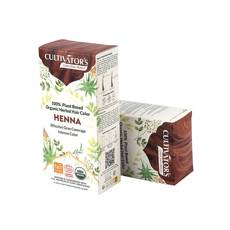 CULTIVATOR 100% př&#237;rodn&#237; Barva na vlasy 19 - Henna