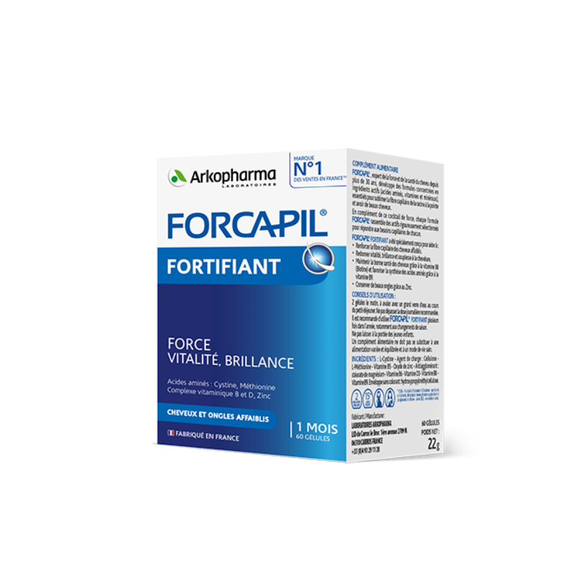 FORCAPIL FORTIFIANT - s&#237;la, vitalita, lesk pro vlasy a nehty, 60 tob