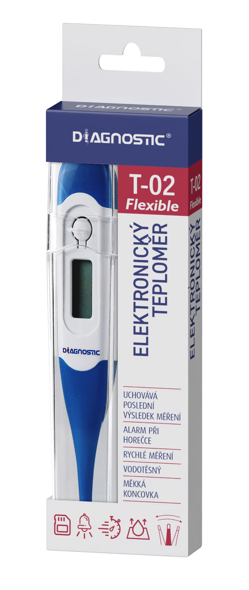 Biotter teploměr elektronick&#253; T-02 Flexible 1ks                                                     