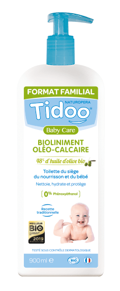 TIDOO BIO/ORGANIC Pečuj&#237;c&#237; olejov&#225; emulze s kalciem BIO, 450 ml