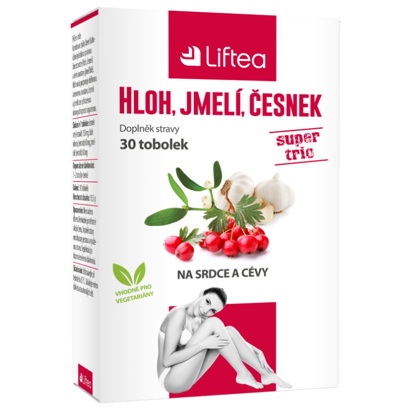 LIFTEA HLOH - JMEL&#205; - ČESNEK 30 tob.