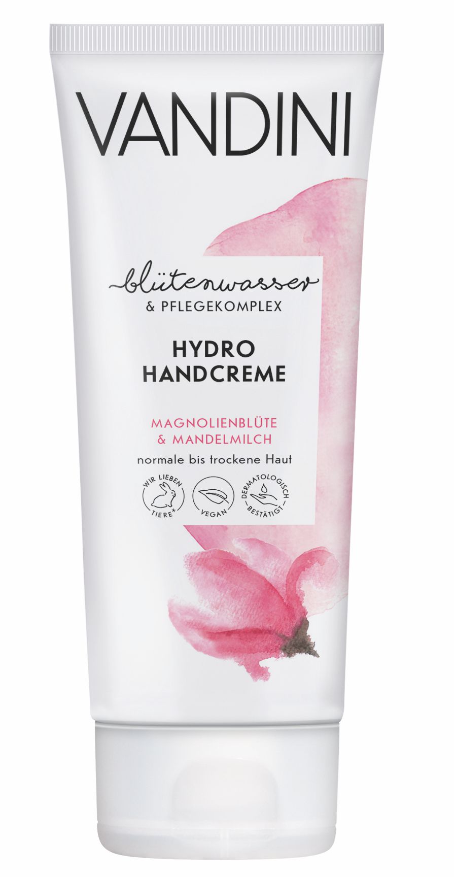 VANDINI HYDRO Kr&#233;m na ruce Magnolie květ &amp; Mandlov&#233; ml&#233;ko 75 ml