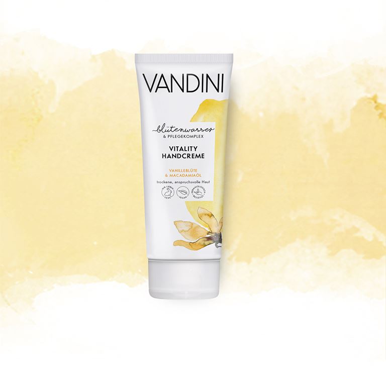 VANDINI VITALITY Kr&#233;m na ruce Vanilky květ &amp; Macadamia olej 75 ml