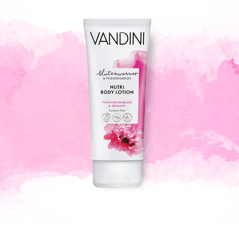 VANDINI NUTRI Tělov&#253; Lotion Pivoňky květ &amp; Arganov&#253; olej 200 ml
