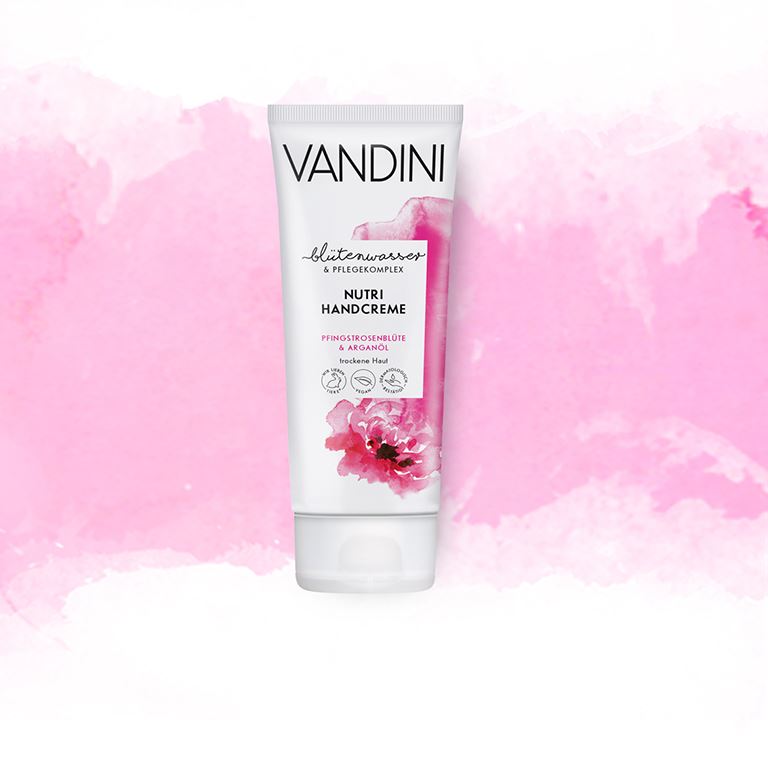 VANDINI NUTRI Kr&#233;m na ruce Pivoňky květ &amp; Arganov&#253; olej 75 ml