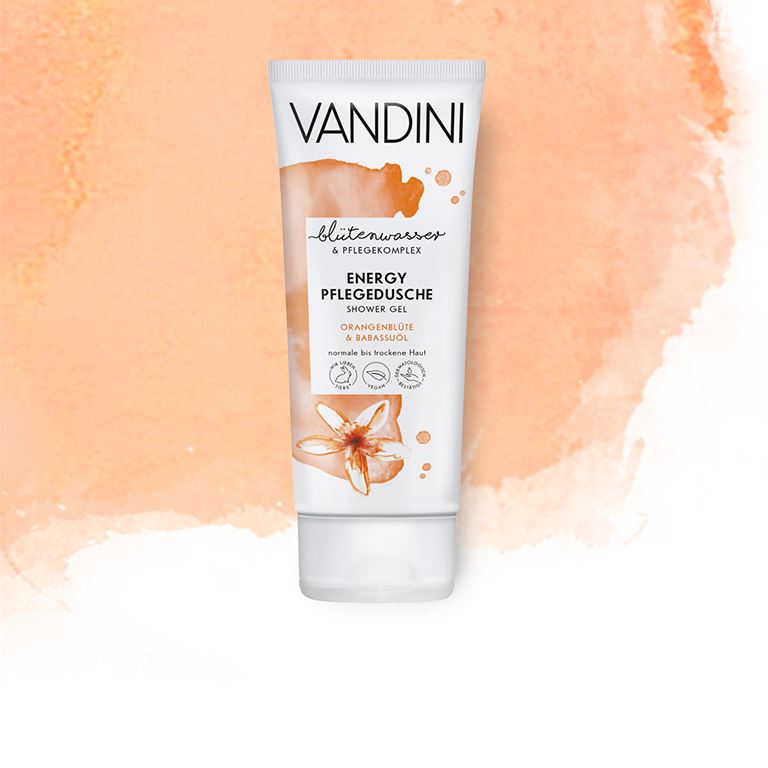 VANDINI ENERGY Sprchov&#253; gel Pomerančov&#253; květ &amp; Babassu olej 30 ml