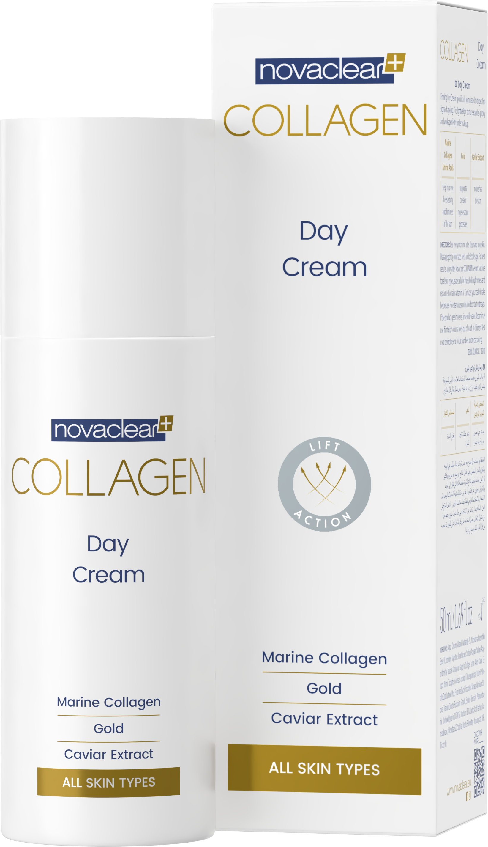 novaclear COLLAGEN zpevňující denní krém 50ml