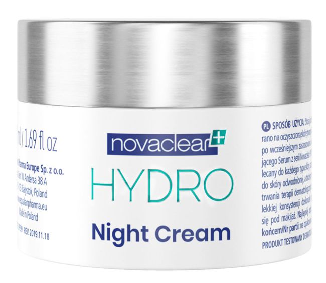 novaclear HYDRO hydratačn&#237; nočn&#237; kr&#233;m 50ml