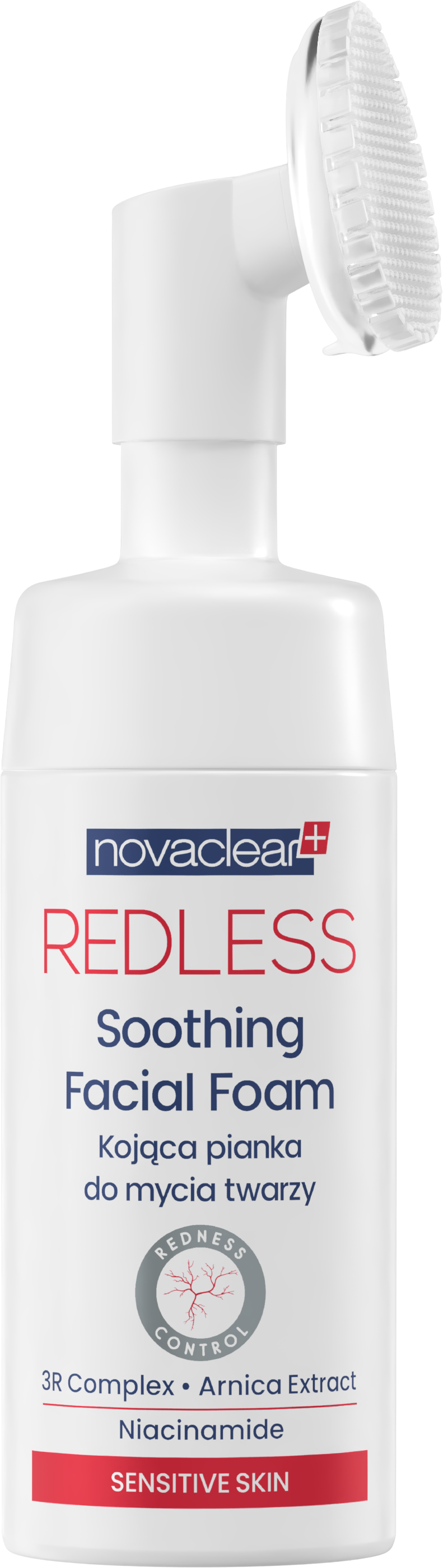 novaclear REDLESS zklidňuj&#237;c&#237; myc&#237; pěna rosacea 100ml