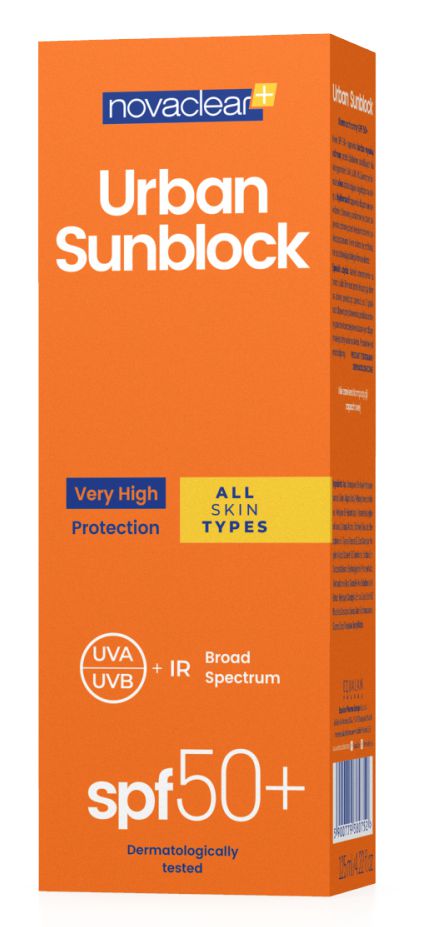 novaclear Urban Sunblock kr&#233;m SPF50+ 125ml