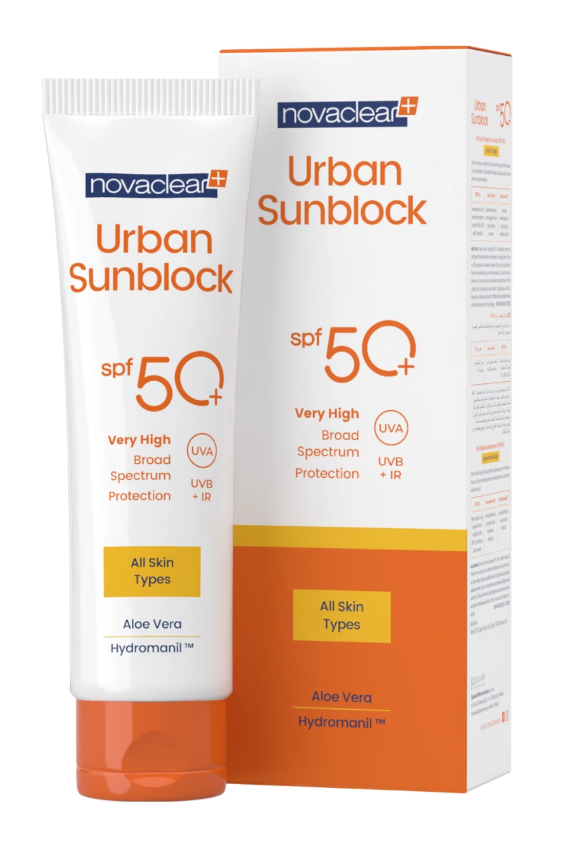 novaclear Urban Sunblock krém SPF50+ 125ml