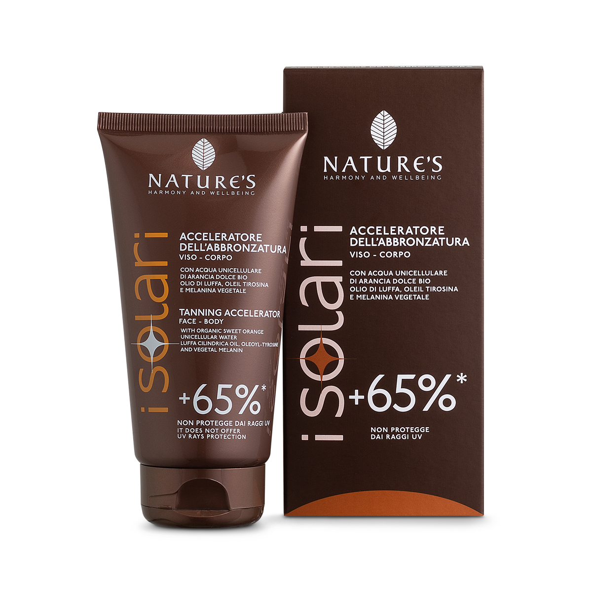 NATURE&#180;s I SOLARI - akceler&#225;tor op&#225;len&#237; +65% na obličej a tělo, 150 ml