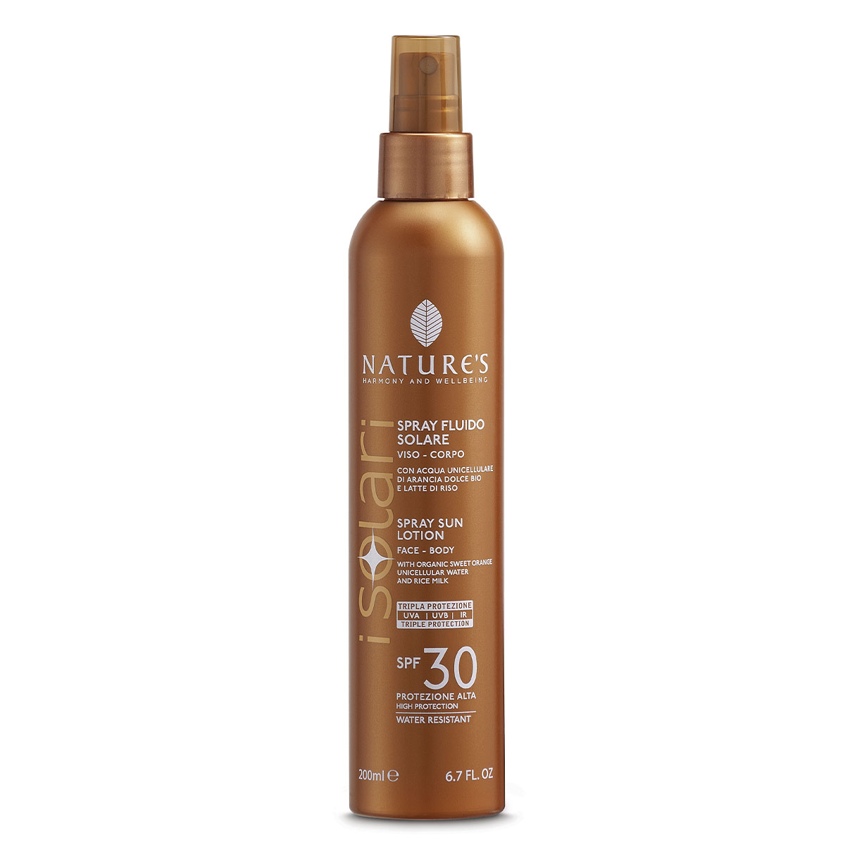 NATURE&#180;s I SOLARI - opalovac&#237; sprej-lotion SPF 30, 200 ml