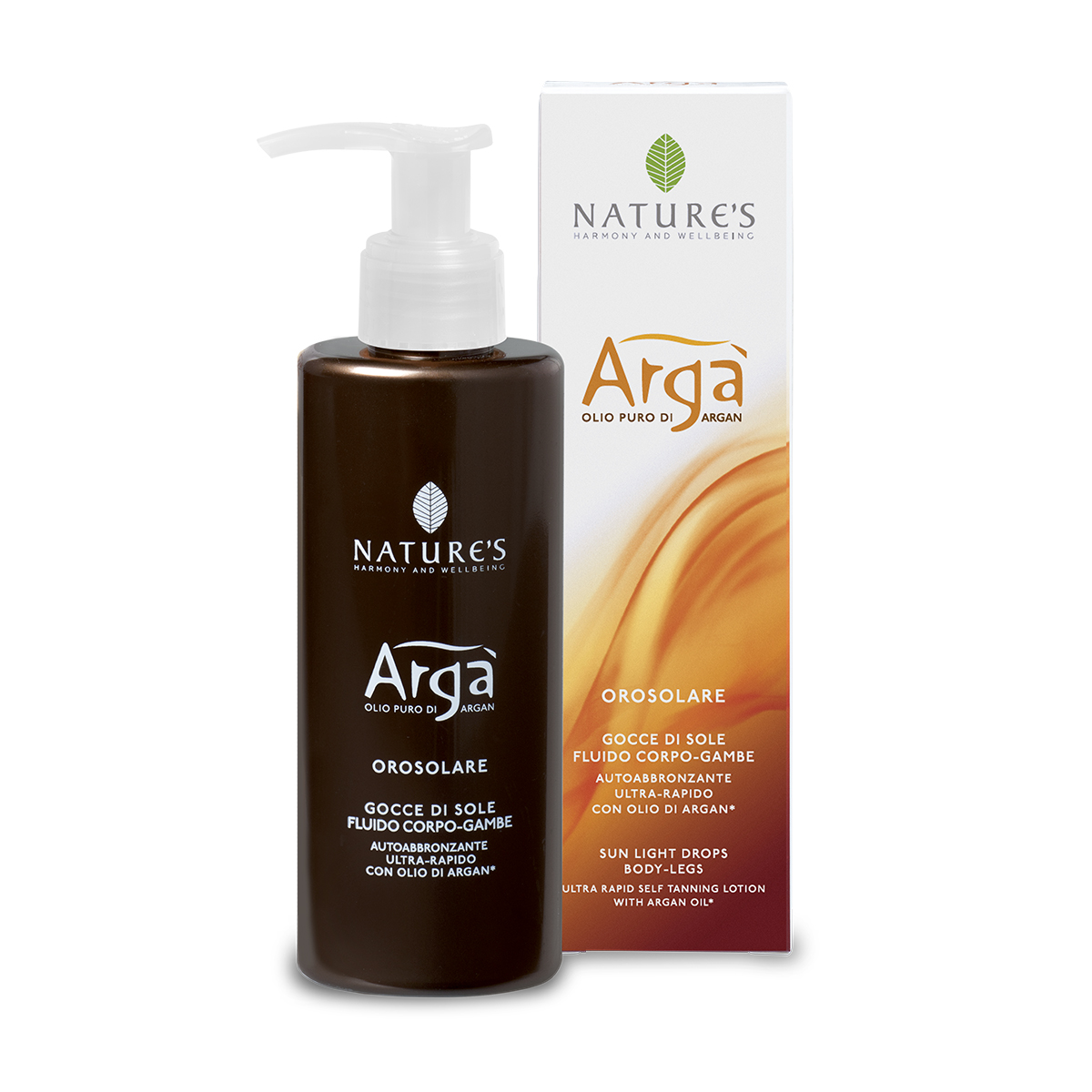 NATURE&#180;s ARGA ORO SOLARE - samoopalovac&#237; lotion na tělo, 125 ml