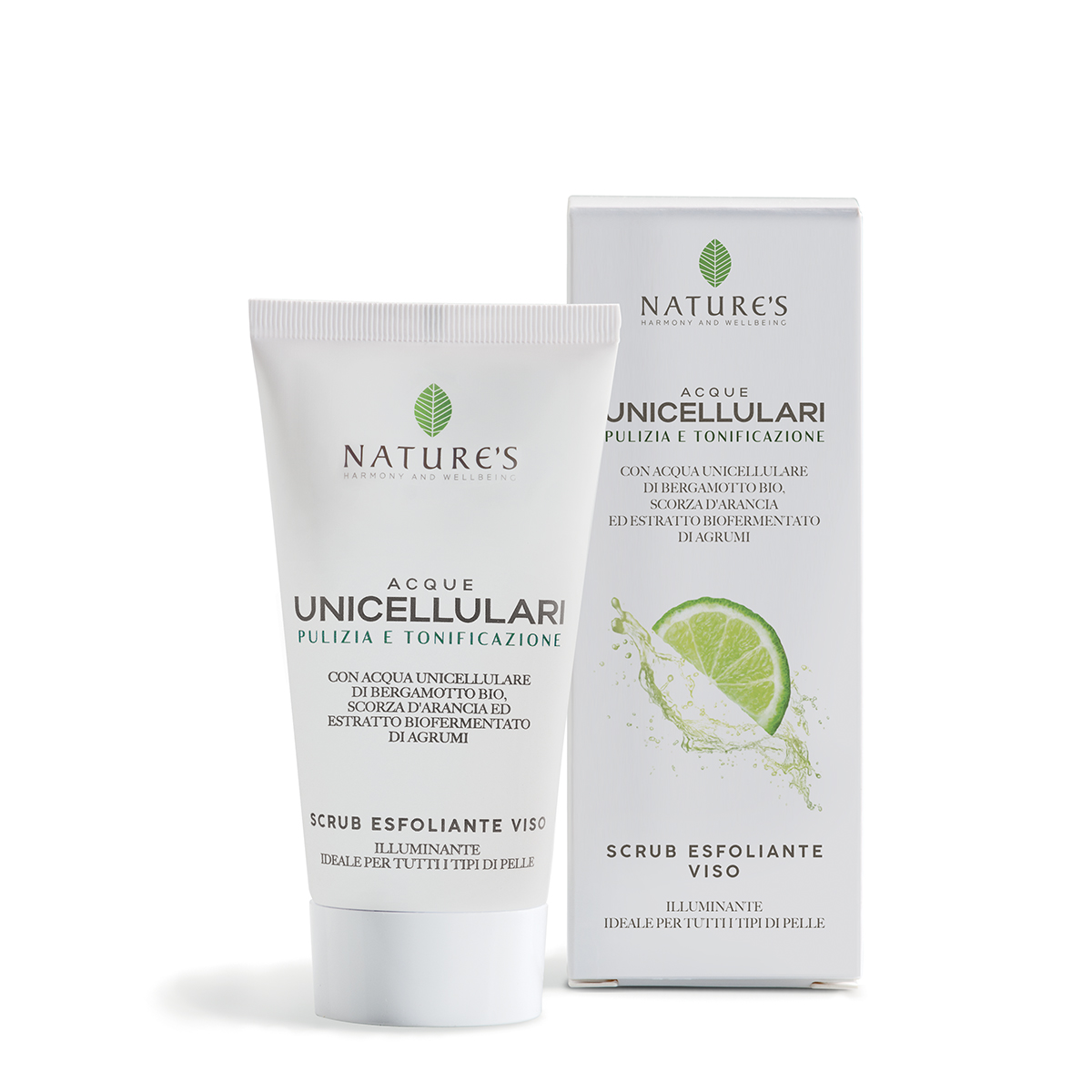 NATURE&#180;s ACQUE UNICELLULARI - exfoliačn&#237; scrub na obličej, 50 ml