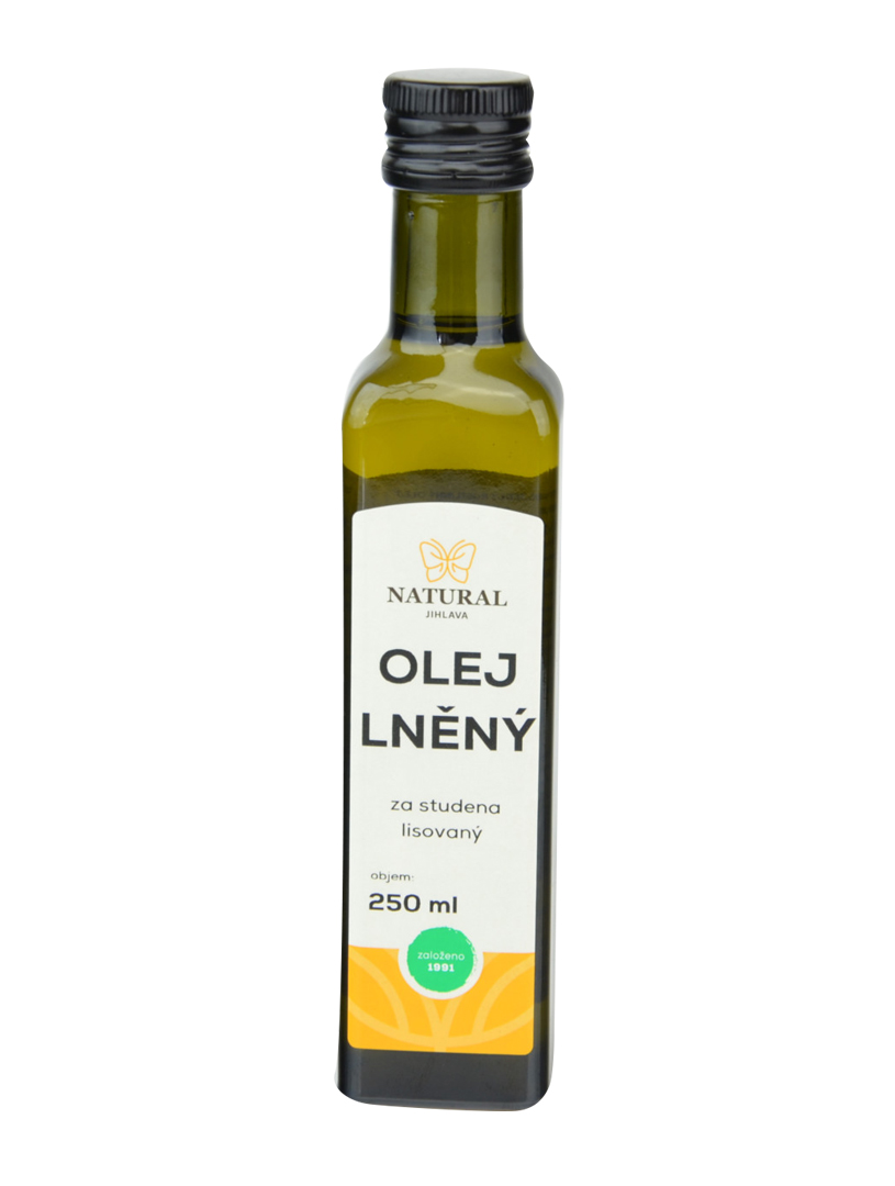 Lněn&#253; olej 250ml Natural