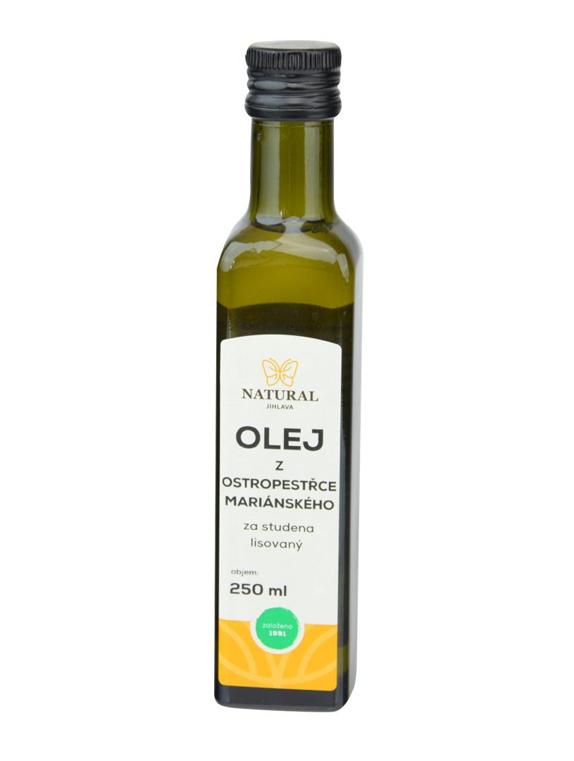 Olej z ostropestřce mariánského 250ml Natural
