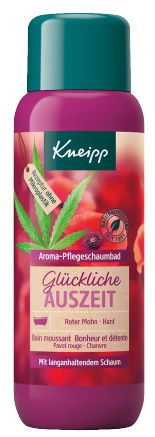 KNEIPP PĚNA DO KOUPELE červen&#253; m&#225;k + konop&#237; 400ml