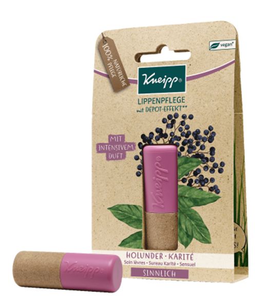 KNEIPP př&#237;rodn&#237; balz&#225;m na rty Čern&#253; bez
