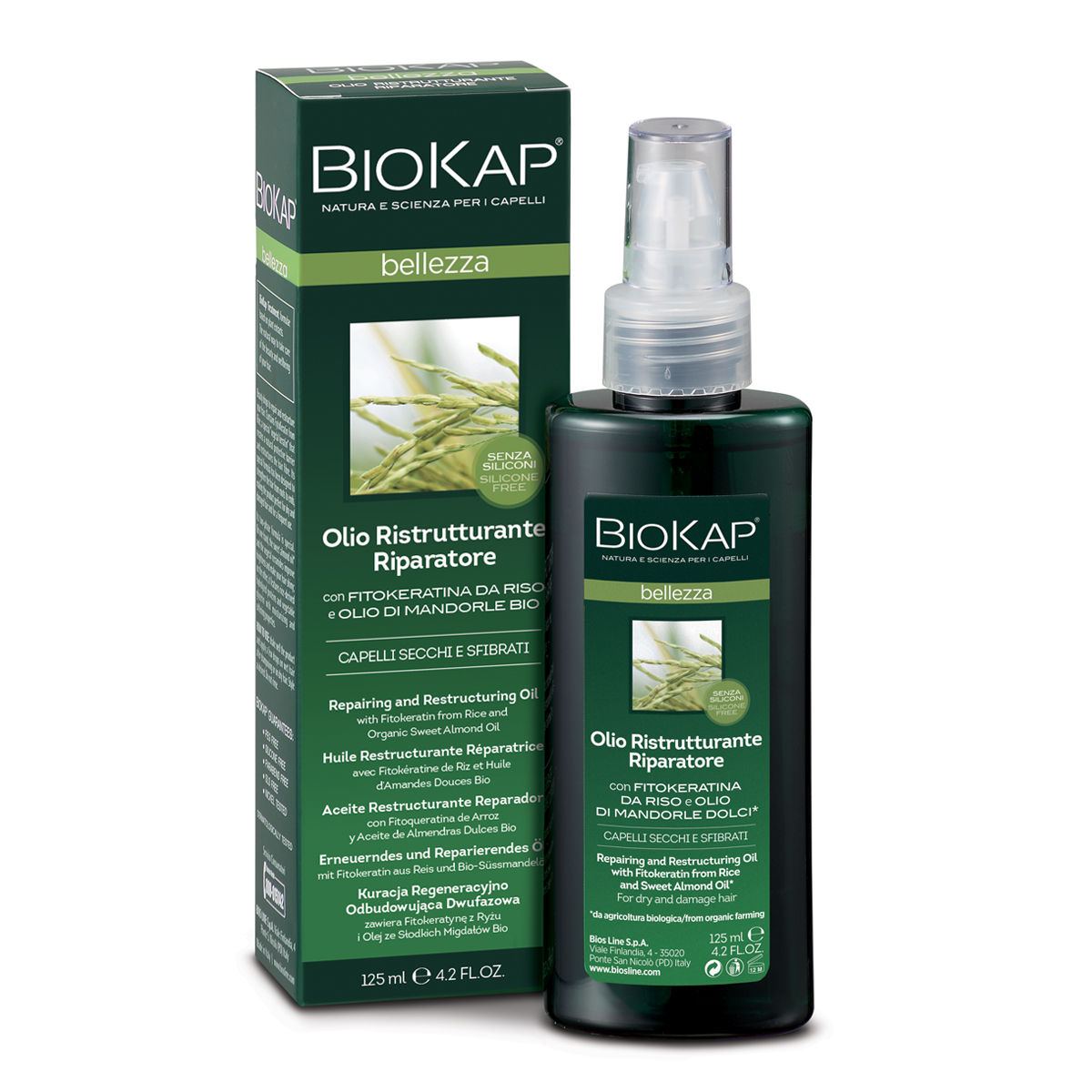 BIOKAP Obnovuj&#237;c&#237; olej na vlasy 125 ml