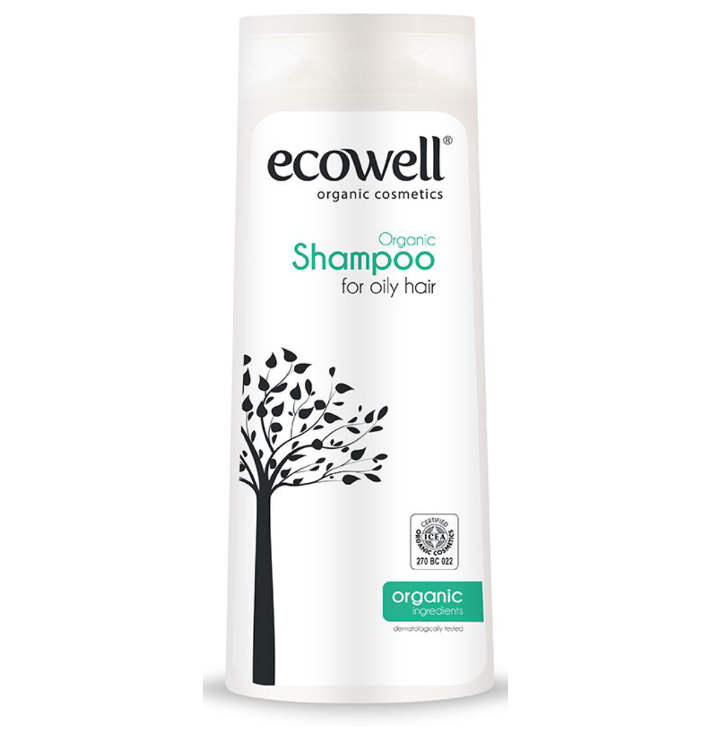 ECOWELL - BIO Šampon na mastn&#233; vlasy, 300 ml