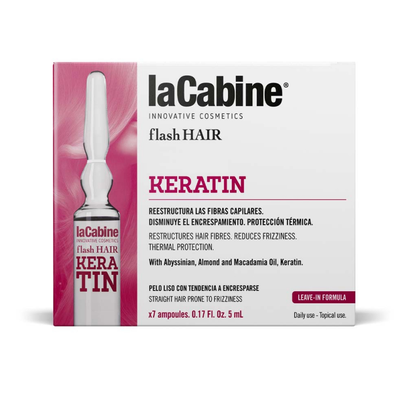 LACABINE Ampule na vlasy - FLASH KERATIN 7x5 ml