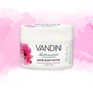 NUTRI Tělové máslo Pivoňky květ & Arganový olej 
